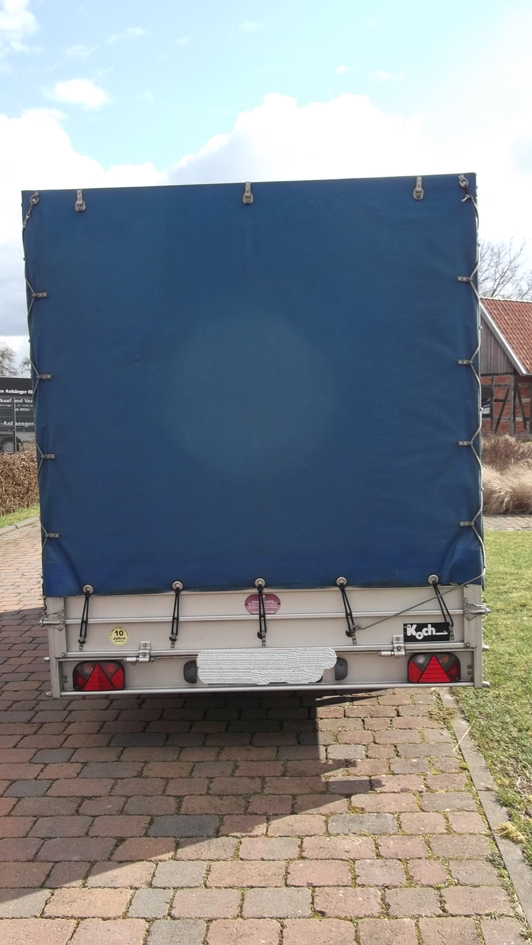Planenanhänger Koch Tandem Hochplane (blaue Plane) – Bild 3