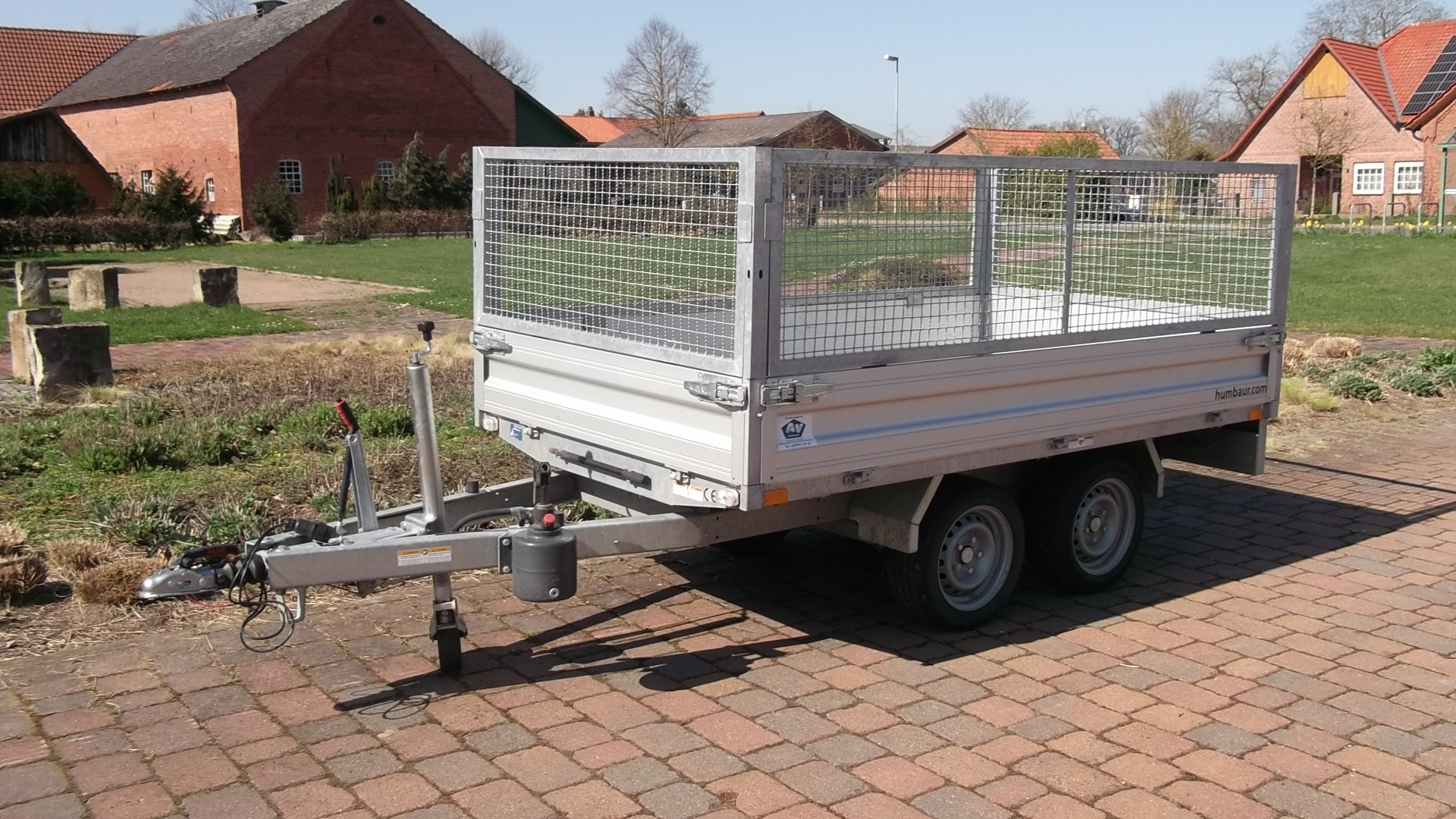 Rückwärtskipper Humbaur Tandem (mit Drahtgitter)