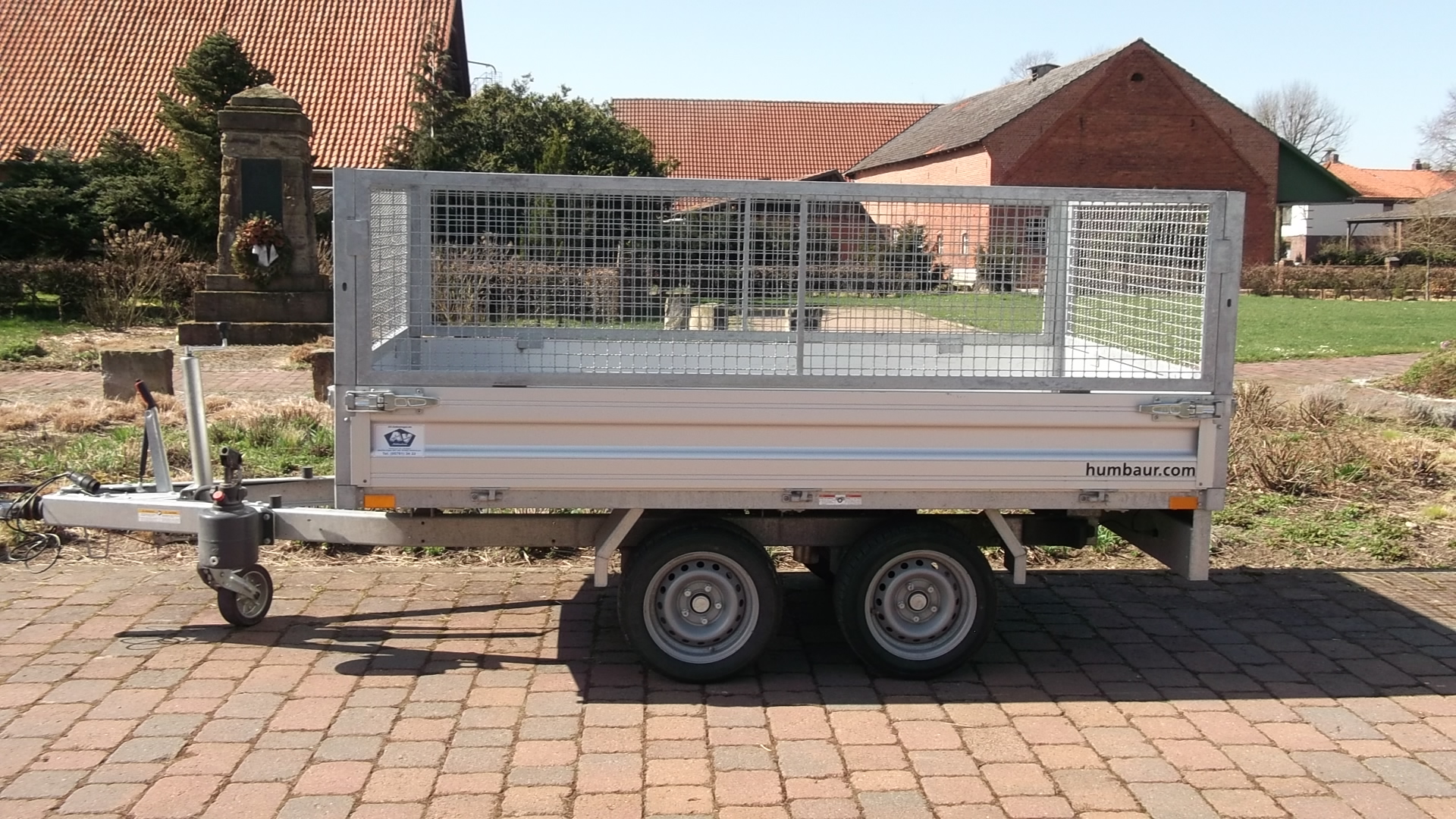 Rückwärtskipper Humbaur Tandem (mit Drahtgitter) – Bild 2