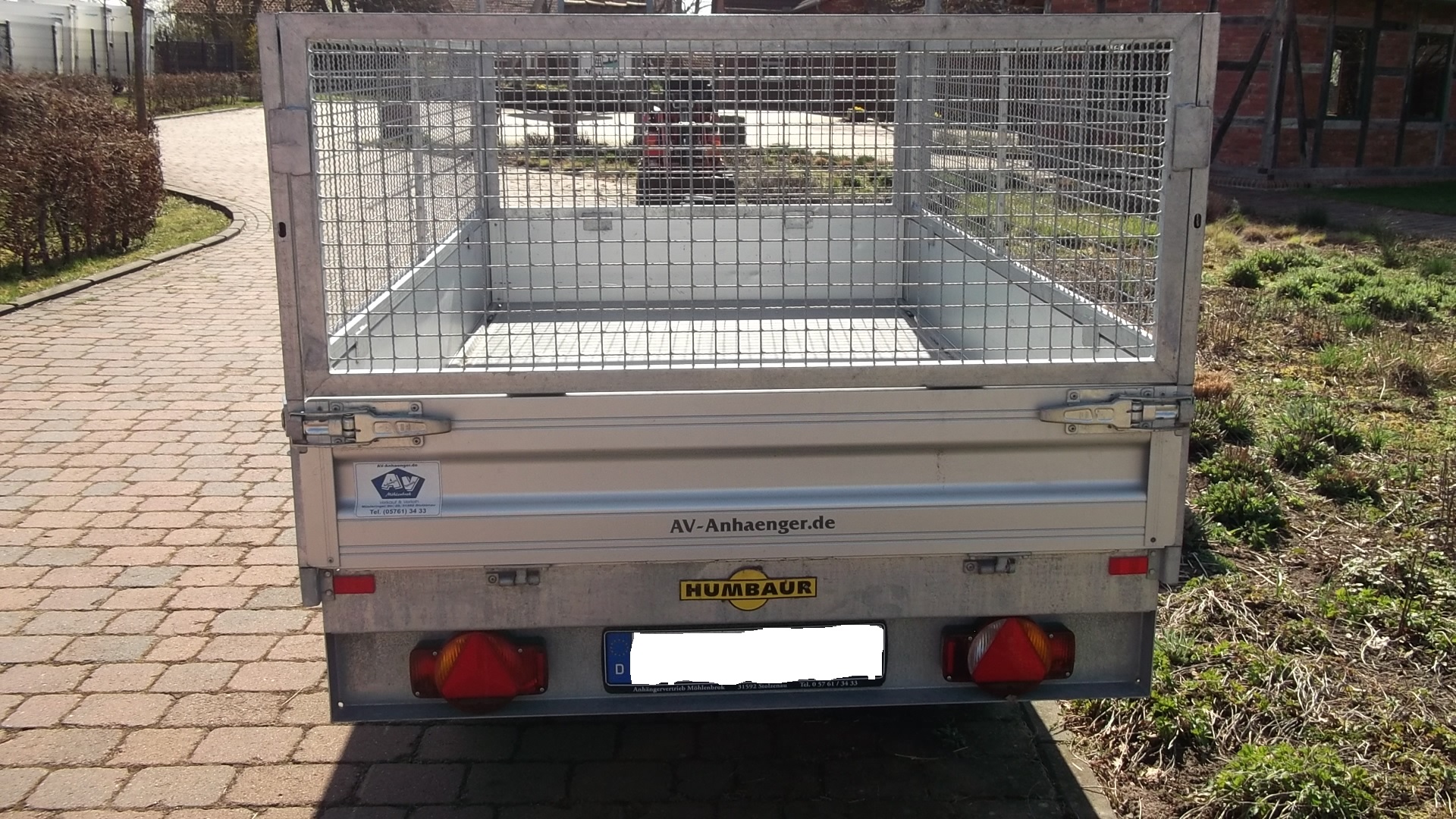 Rückwärtskipper Humbaur Tandem (mit Drahtgitter) – Bild 3