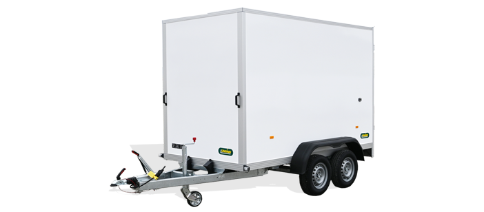 Tandem-Leichtbau-Kofferanhänger/Tieflader, UNSINN, UKU 2030-13-1570, 2.000 kg
