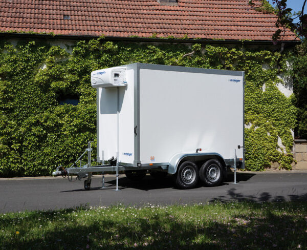 Tandem-Kühlkofferanhänger/Tieflader, WM MEYER, AZKF 2730/155, 2.700 kg! Sofort verfügbar!