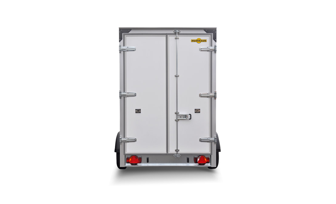 Tandem-Plywood-Kofferanhänger/Tieflader, HUMBAUR, HK 253015-18P, 2.500 kg – Bild 3