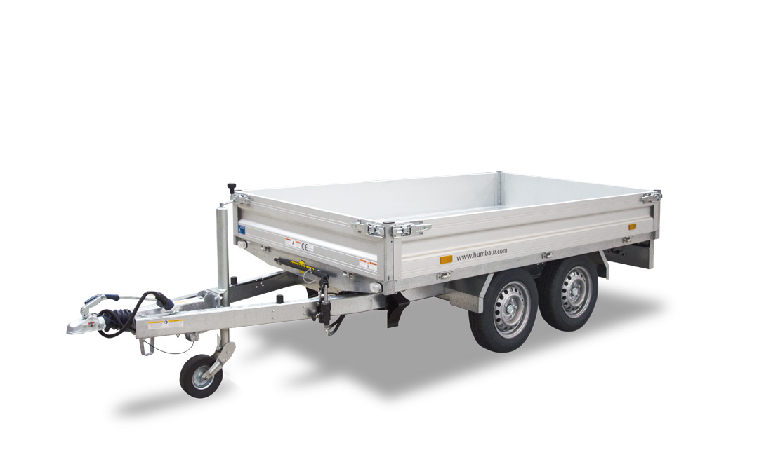Tandem-Rückwärtskipper/Hochlader, HUMBAUR, HUK 303117, 3.000 kg (Handpumpe) – Bild 3