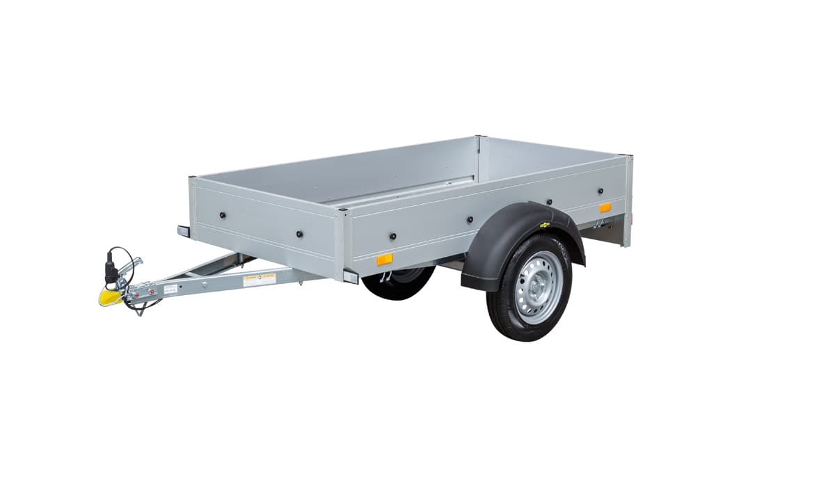 offener 1-Achser-Kastenanhänger/Tieflader, Startrailer, HUMBAUR H 132513, 1.300 kg – Bild 2