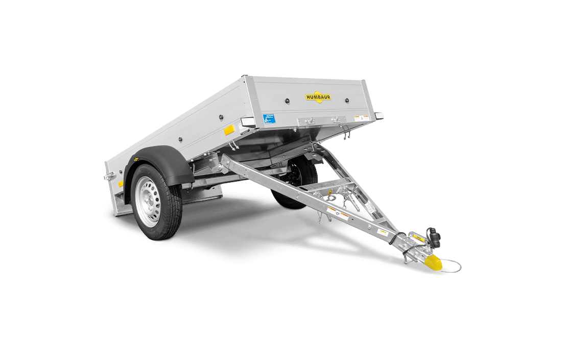 offener 1-Achser-Kastenanhänger/Tieflader, Startrailer, HUMBAUR H 752010 , 750 kg – Bild 2