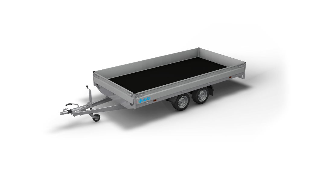 offener Tandem-Kastenanhänger/Hochlader, HAPERT Azure H-2, 2.000 kg