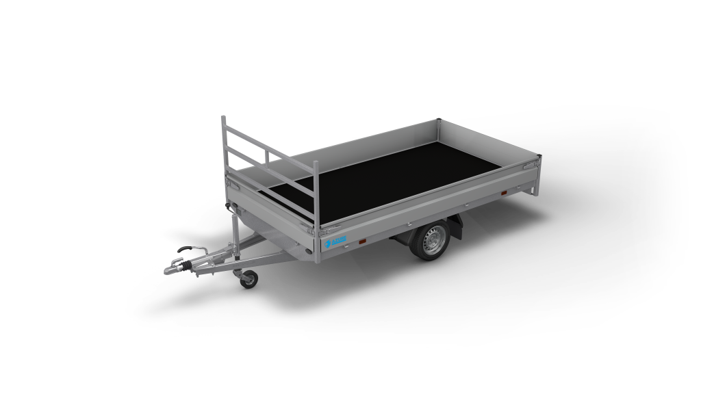 offener Tandem-Kastenanhänger/Hochlader, HAPERT Azure H-1, 1.500 kg – Bild 2