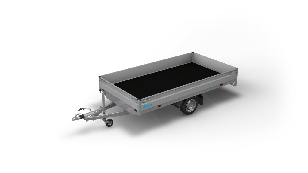 offener Tandem-Kastenanhänger/Hochlader, HAPERT Azure H-1, 1.500 kg