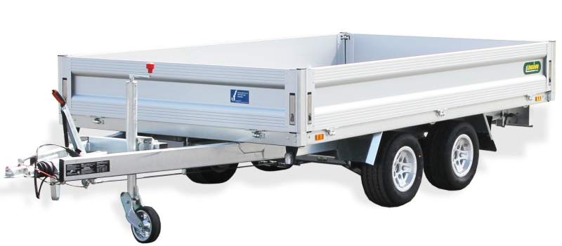 offener Tandem-Kastenanhänger/Hochlader, UNSINN UH 2642-10-2040, 2.600 kg