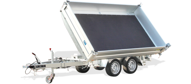 Tandem-3-Seiten-Kipper/Hochlader, UNSINN UDK 3530-14-1750, 3.500 kg (Elektro- und Handpumpe)