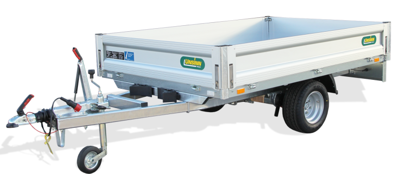 offener 1-Achser-Kastenanhänger/Hochlader, UNSINN WEB H 20, 1.300 kg