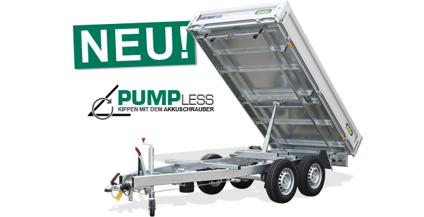 Tandem-Heckkipper/Hochlader, UNSINN WEB HK 32, 2.600 kg (Pumpless-Hydraulik)