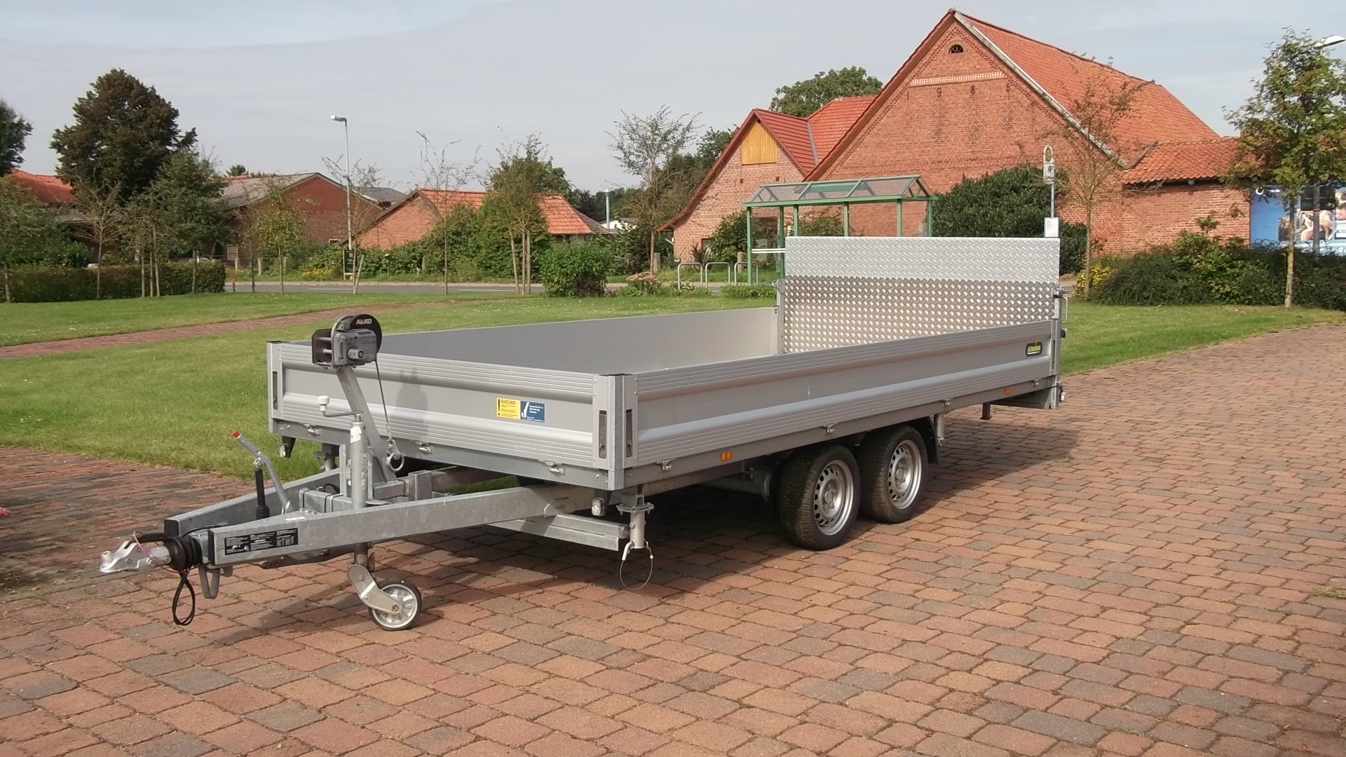 Tandem-Maschinentransporter/Kipper/Hochlader, UNSINN UMZ 3542-13-2040, 3.500 kg