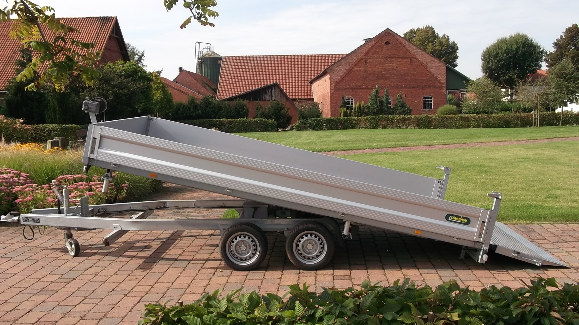 Tandem-Maschinentransporter/Kipper/Hochlader, UNSINN UMZ 3542-13-2040, 3.500 kg – Bild 11