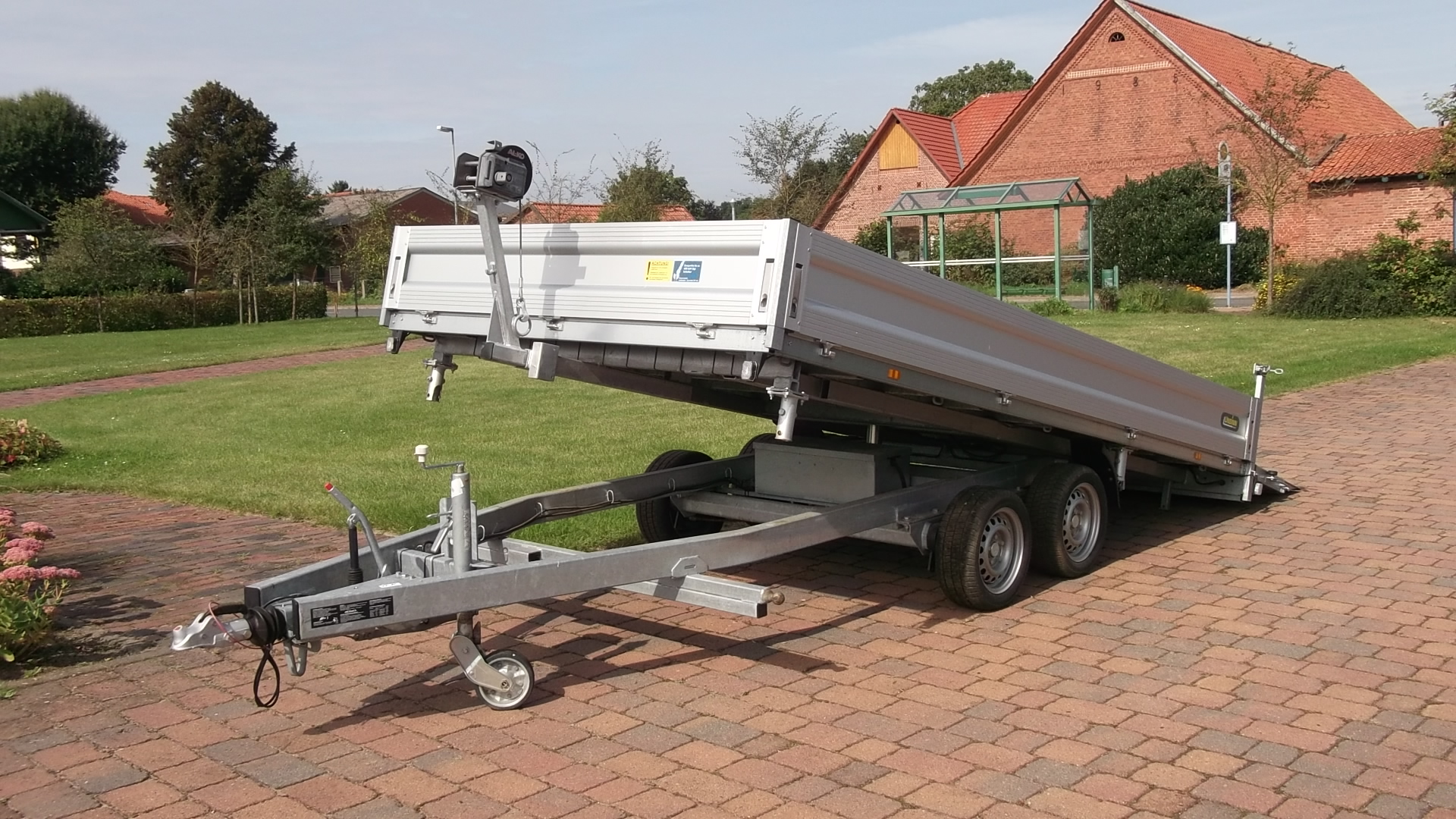 Tandem-Maschinentransporter/Kipper/Hochlader, UNSINN UMZ 3542-13-2040, 3.500 kg – Bild 12