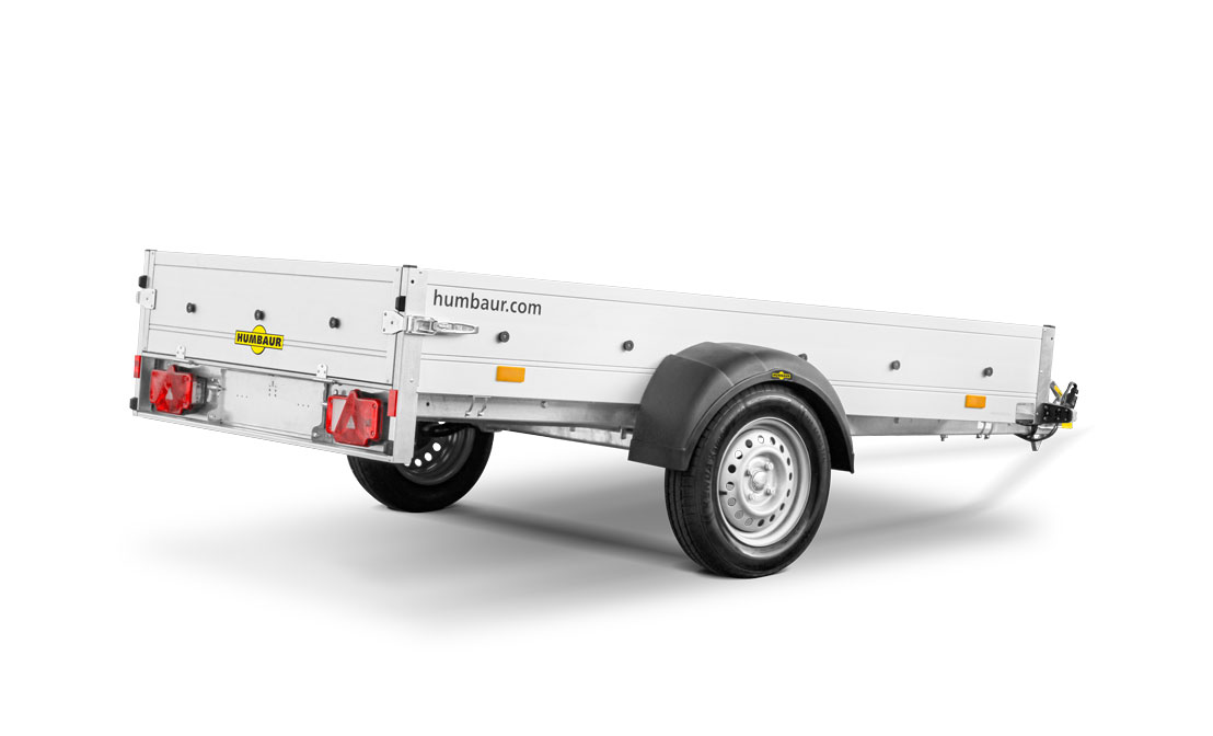 offener 1-Achser-Kastenanhänger/Tieflader, HUMBAUR HA 132513 Multi RSD, 1.300 kg – Bild 4