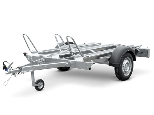 1-Achs-Motorradtransportanhänger für 3 Motorräder, HUMBAUR HM 102113, 1.000 kg