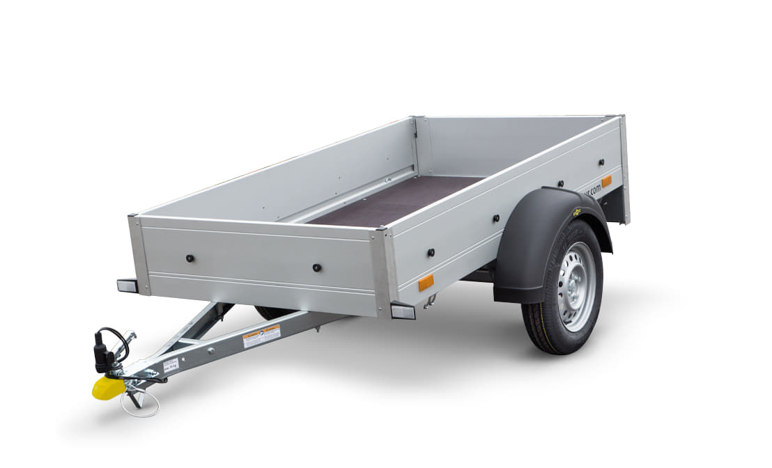 offener 1-Achser-Kastenanhänger/Tieflader, Startrailer, HUMBAUR H 132513, 1.300 kg – Bild 3