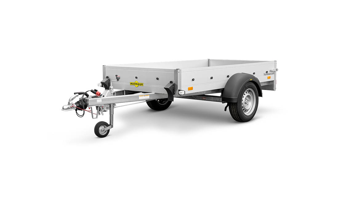 offener 1-Achser-Kastenanhänger/Tieflader, Startrailer, HUMBAUR H 132513, 1.300 kg