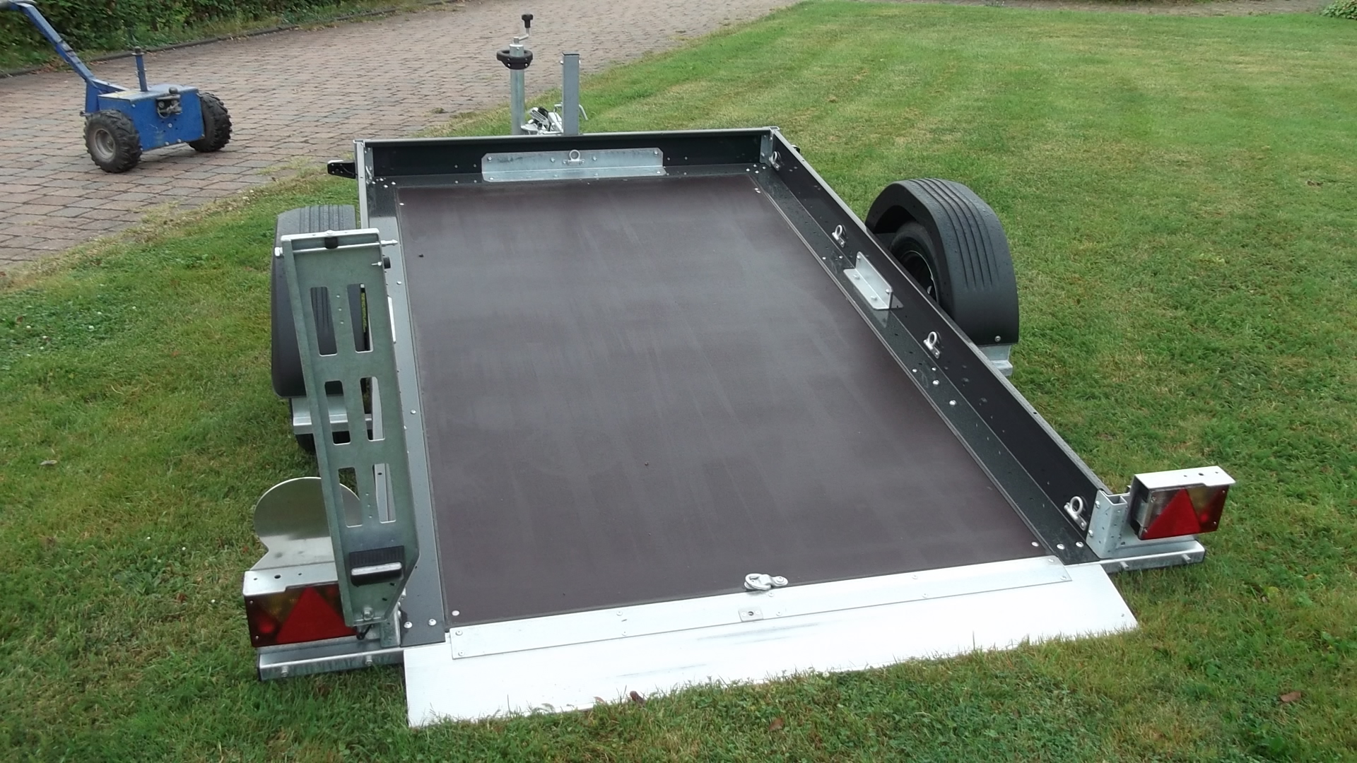 1-Achser-Absenkanhänger/Motorradanhänger, UNSINN UA 2615-7-13/ ungebremst, 750 kg – Bild 4
