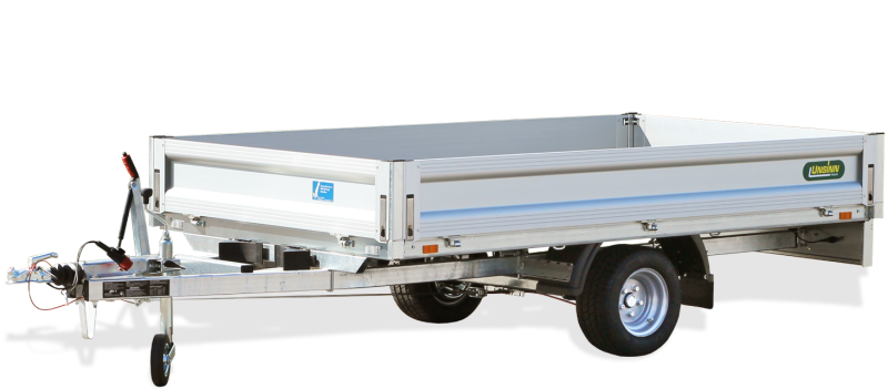 offener 1-Achser-Kastenanhänger/Hochlader, UNSINN UH 1327-10-1500, 1.350 kg