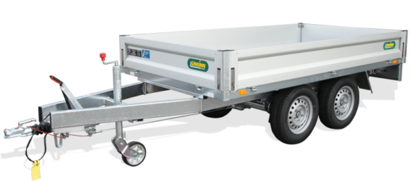 offener Tandem-Kastenanhänger/Hochlader, UNSINN WEB H 22, 2.000 kg