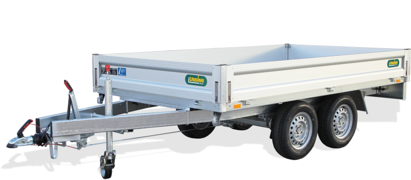 offener Tandem-Kastenanhänger/Hochlader, UNSINN WEB H 24, 2.000 kg