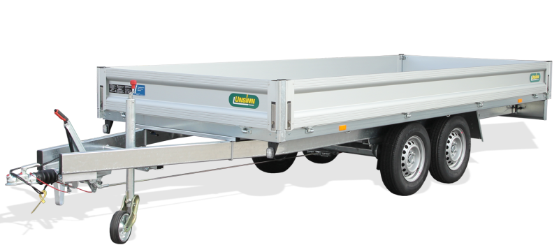 offener Tandem-Kastenanhänger/Hochlader, UNSINN WEB H 26, 2.600 kg
