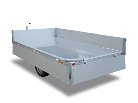 1-Achser-Rückwärtskipper/Hochlader, HUMBAUR, HUK 152314, 1.500 kg (mit Handpumpe) – Bild 3