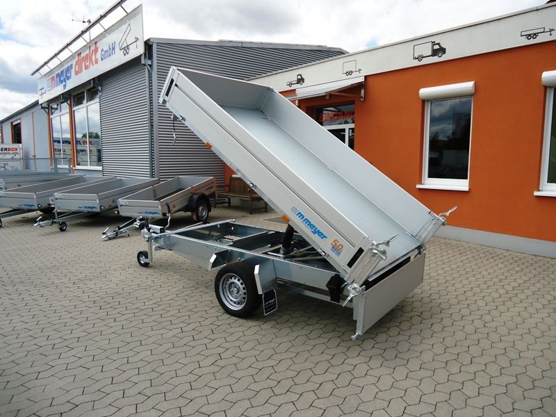 1-Achser-3-Seitenkipper/Hochlader, WM Meyer, HKC 1526/155, 13"-Bereifung, 1.500 kg (mit Handpumpe) – Bild 8