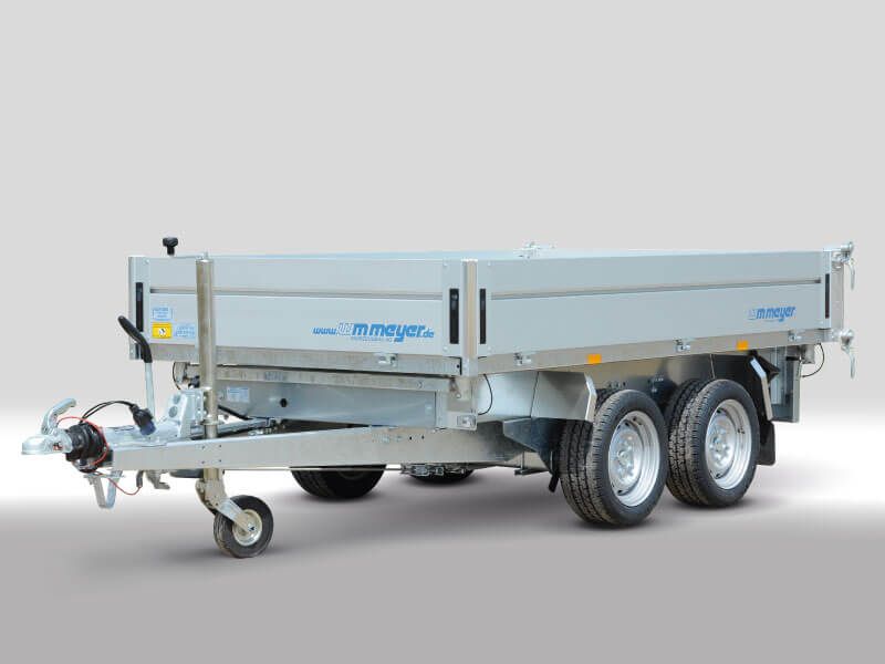 Tandem-3-Seitenkipper/Hochlader, WM Meyer, HKC 2726/155, 13"-Bereifung, 2.700 kg (mit Handpumpe) – Bild 2