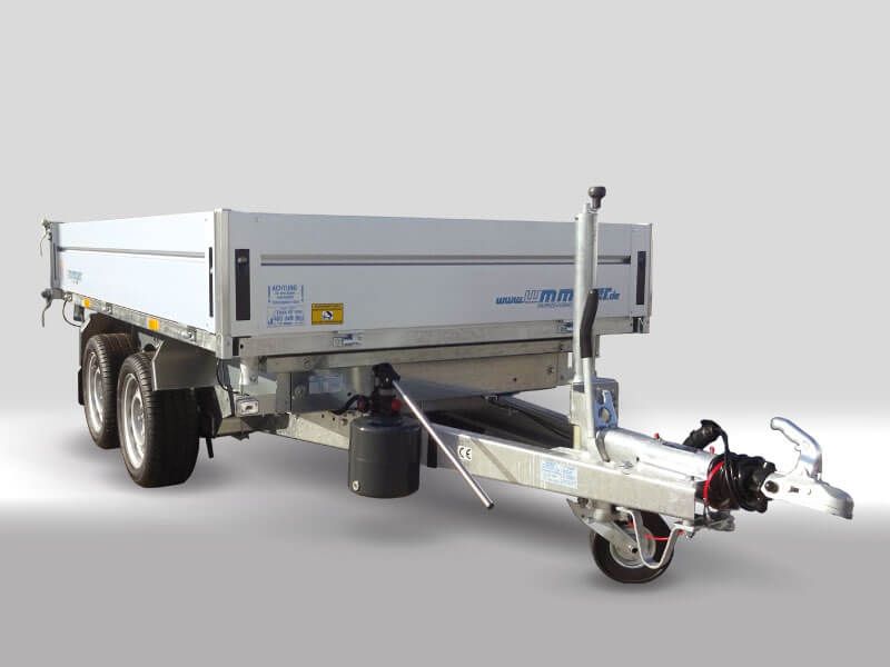 Tandem-3-Seitenkipper/Hochlader, WM Meyer, HKC 2726/170, 13"-Bereifung, 2.700 kg (mit Handpumpe) – Bild 4