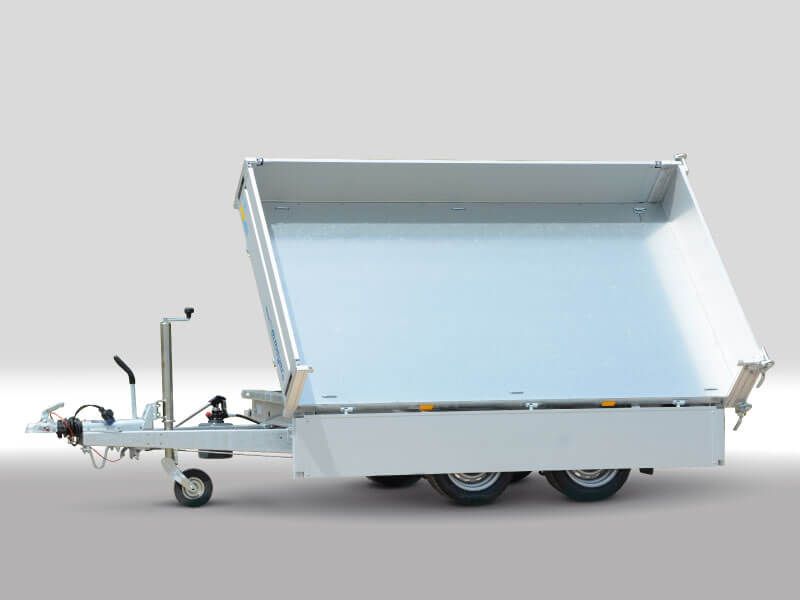 Tandem-3-Seitenkipper/Hochlader, WM Meyer, HKC 2726/155, 13"-Bereifung, 2.700 kg (mit Handpumpe)