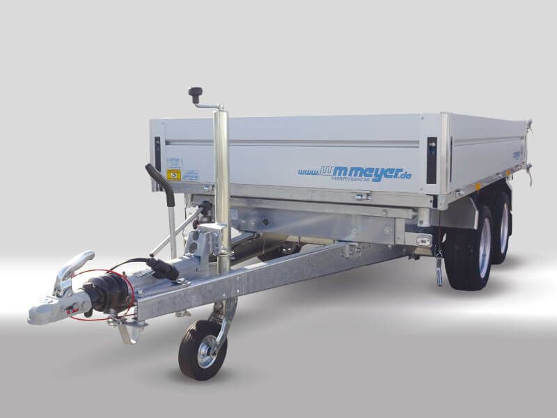 Tandem-3-Seitenkipper/Hochlader, WM Meyer, HKC 3026/155, 13"-Bereifung, 3.000 kg (mit E- und Handpumpe) – Bild 2