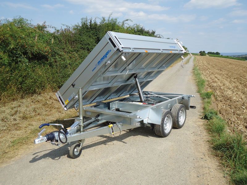 Tandem-3-Seitenkipper/Hochlader, WM Meyer, HKC 3031/186, 13"-Bereifung, 3.000 kg (mit Elektro- und Handpumpe)