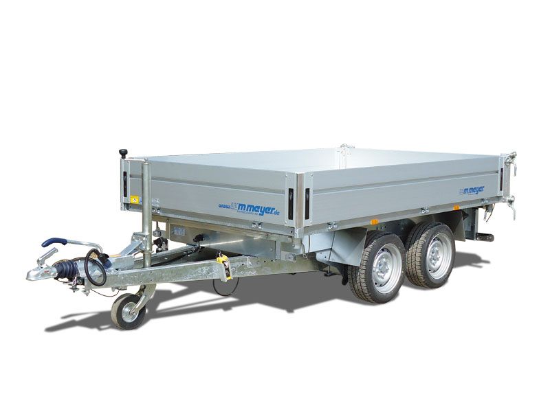 Tandem-3-Seitenkipper/Hochlader, WM Meyer, HKC 3536/186, 13"-Bereifung, 3.500 kg (mit Elektropumpe) – Bild 2