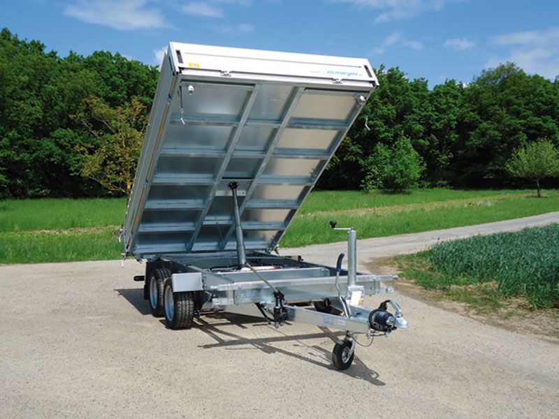 Tandem-3-Seitenkipper/Hochlader, WM Meyer, HKC 3036/186, 13"-Bereifung, 3.000 kg (mit Elektro- und Handpumpe) – Bild 8