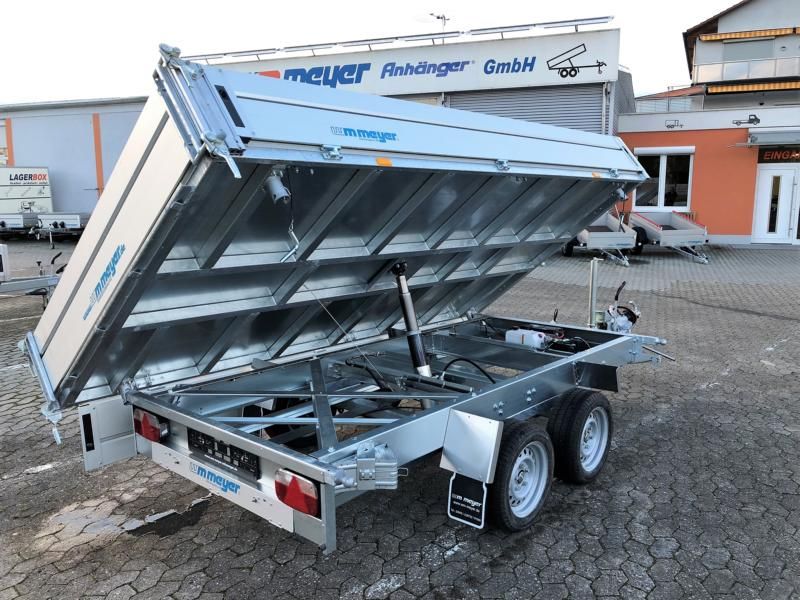 Tandem-3-Seitenkipper/Hochlader, WM Meyer, HKC 3536/186, 13"-Bereifung, 3.500 kg (mit Elektropumpe) – Bild 4
