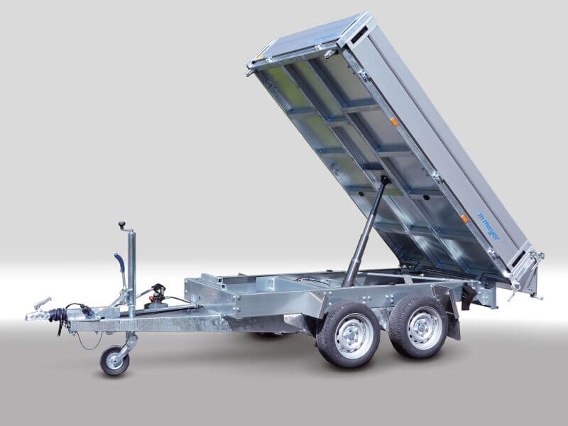 Tandem-Rückwärtskipper/Hochlader, WM Meyer, HKCR 2727/170, 13"-Bereifung, 2.700 kg (mit Handpumpe) – Bild 3