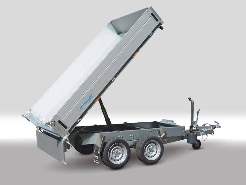 Tandem-Rückwärtskipper/Hochlader, WM Meyer, HKCR 3027/170, 13"-Bereifung, 3.000 kg (mit Elektro- und Handpumpe) – Bild 3