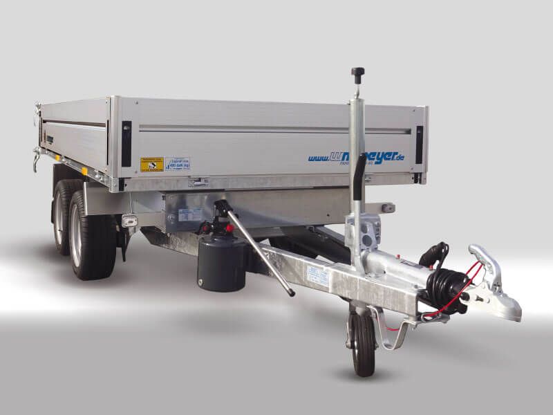 Tandem-Rückwärtskipper/Hochlader, WM Meyer, HKCR 3027/155, 13"-Bereifung, 3.000 kg (mit Elektro- und Handpumpe) – Bild 3