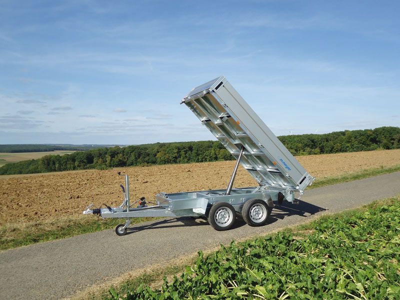 Tandem-Rückwärtskipper/Hochlader, WM Meyer, HKCR 3527/170, 13"-Bereifung, 3.500 kg (mit Elektro- und Handpumpe)