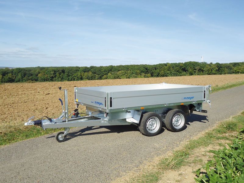 Tandem-Rückwärtskipper/Hochlader, WM Meyer, HKCR 3527/170, 13"-Bereifung, 3.500 kg (mit Elektro- und Handpumpe) – Bild 2