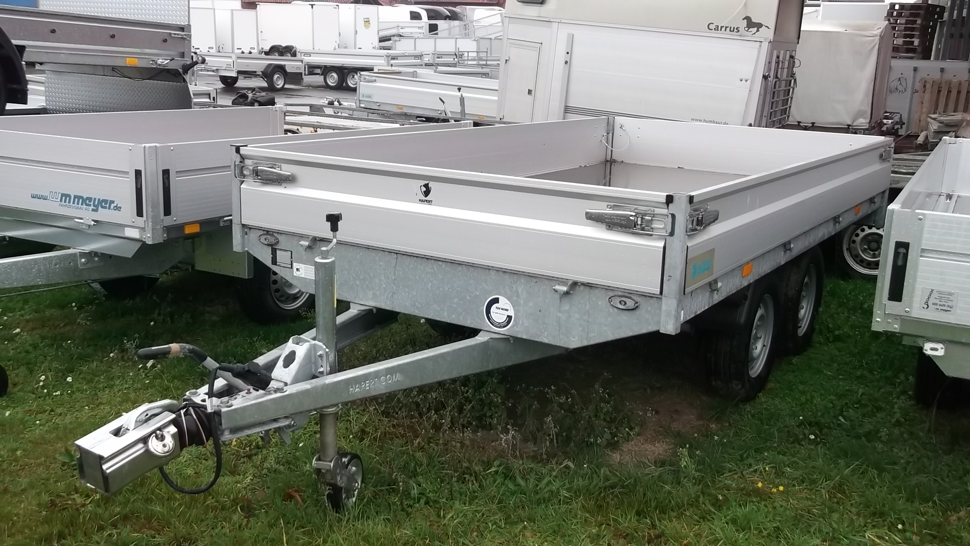 offener Tandem-Kastenanhänger/Hochlader, HAPERT Azure H-2, 2.000 kg, 335x180x30 – Bild 2