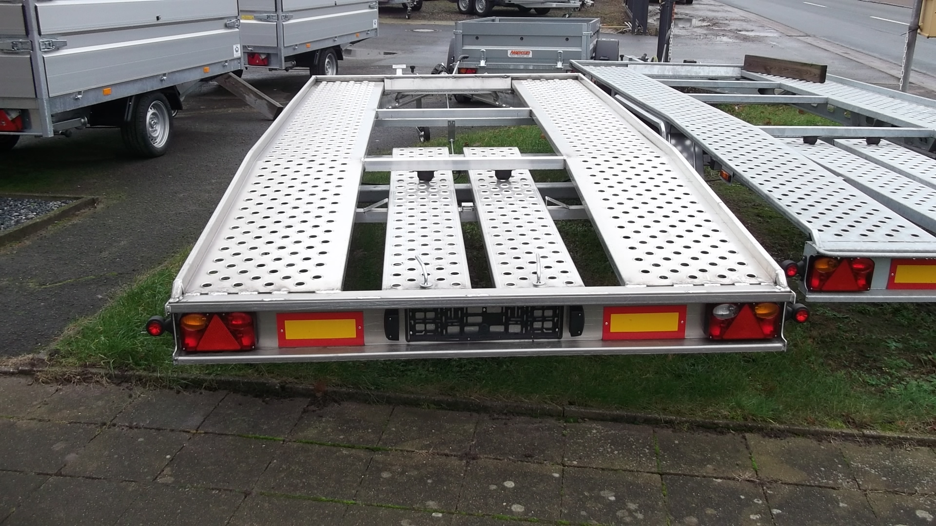 Tandem-Fahrzeugtransporter, AV Anhänger 4027, 400x200, 2.700 kg, ALU – Bild 3