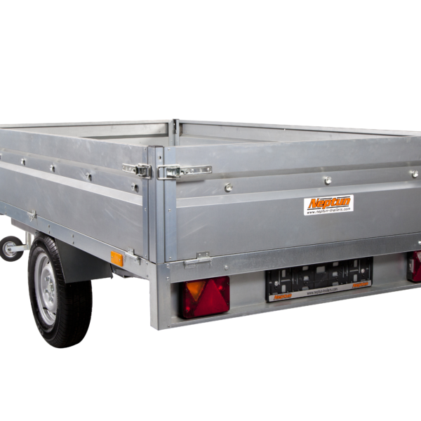offener 1-Achser-Kastenanhänger/Hochlader, Neptun Nordica N13-263 [GN131], 1.300 kg