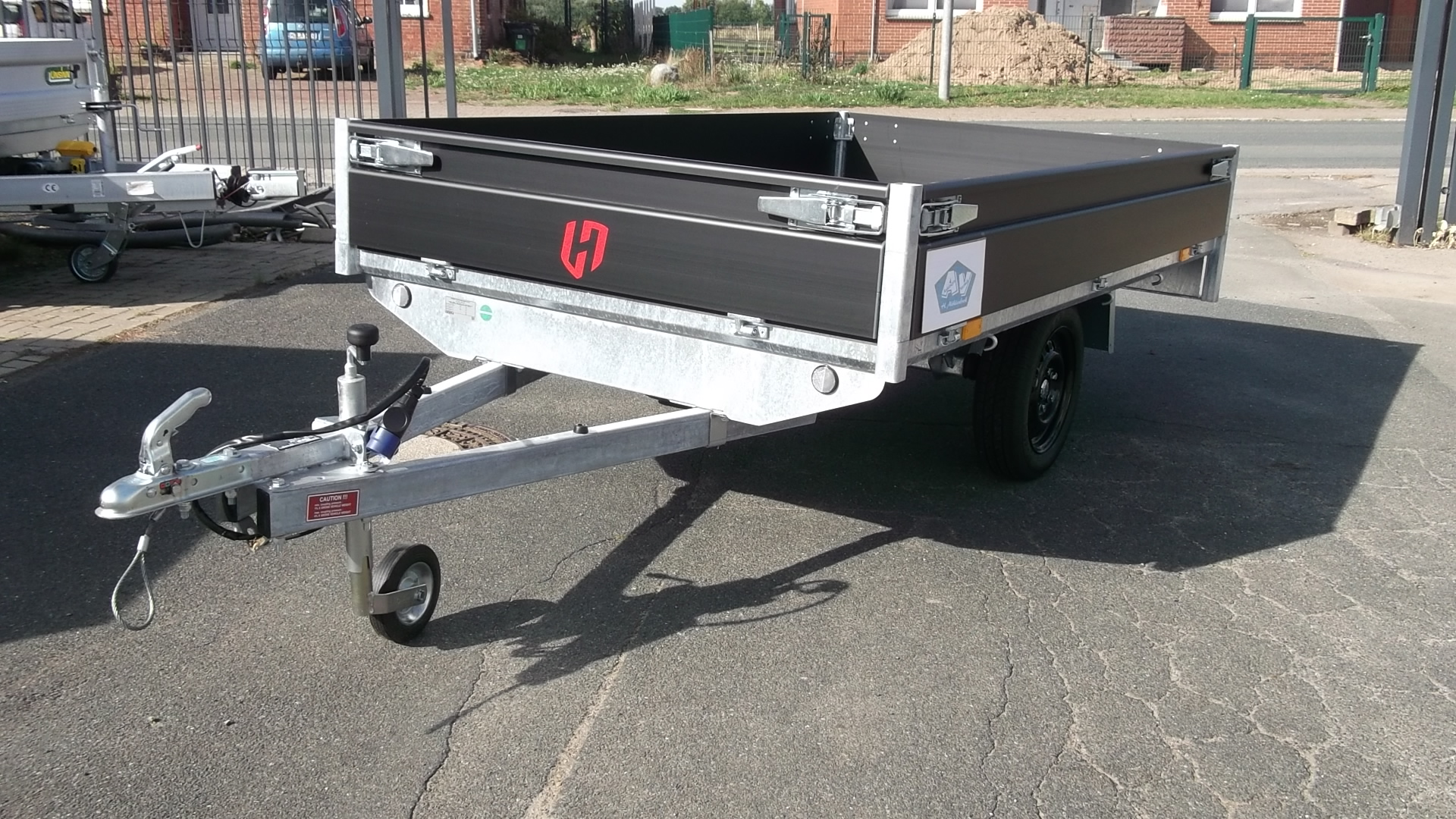 Henra Craft offener 750 kg Hochlader / AV -Trailer (ungebremst)