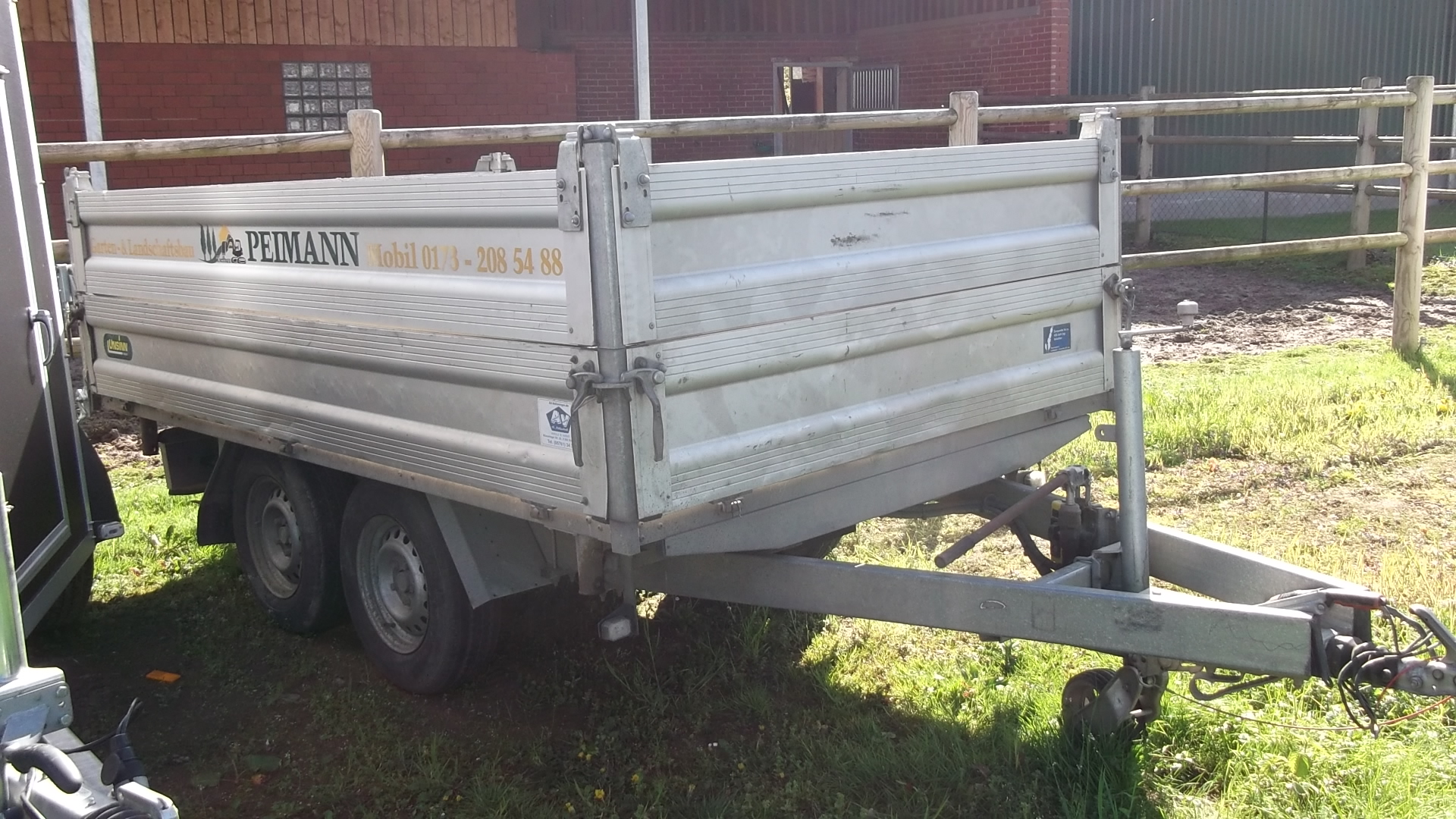 Unsinn 3 Seiten Kipper UDK 3030 - 14- 1750 - 3000 kg ( Auffahrschienen, Bordwandaufsatz 580mm ) – Bild 2