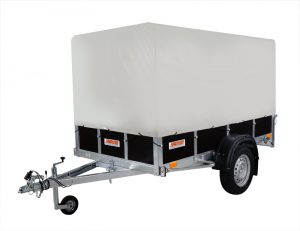 Neptun Trailwood 1-Achser-Kastenanhänger/Tieflader, Kippanhänger 750 kg – Bild 2